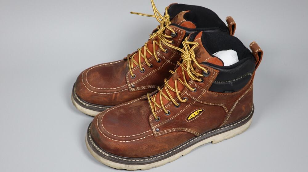 KEEN Utility Cincinnati 90 Degree 6" Soft Toe Tuscan Red/Sandshell Size 13